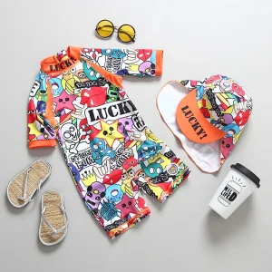 combinaison anti uv bébé Pop Art