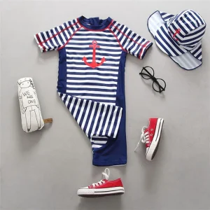 combinaison anti uv bébé ancre