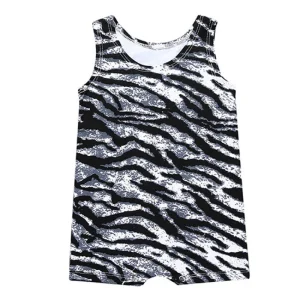 combinaison bébé été zèbre