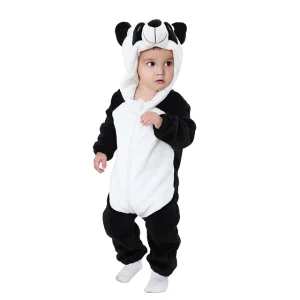 combinaison pyjama bébé panda