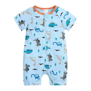 combinaison pyjama bébé bleu ciel