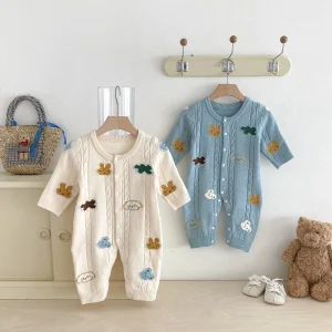 combinaison tricot bebe lapinou