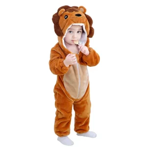 combinaison pyjama bébé lion