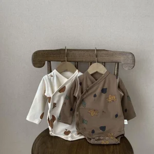 combinaison ete bebe feuilles d'automne