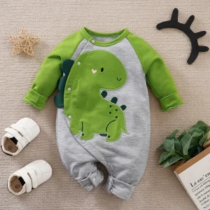 combinaison bébé garçon petit dinosaure