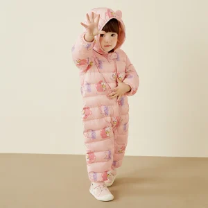 combinaison ski bébé Balabala rose