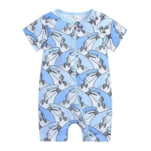combinaison pyjama bébé requin