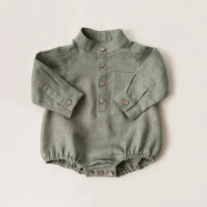 combinaison été bébé chemise