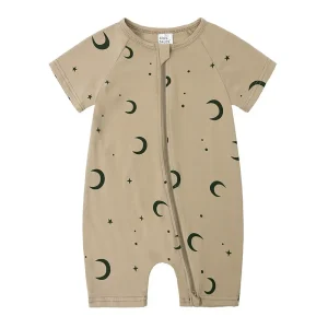 combinaison pyjama bébé lune beige