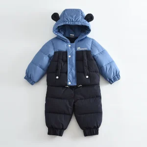 bebe combinaison ski anorak bleu