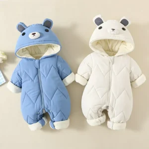 combinaison hiver bébé mignon ourson