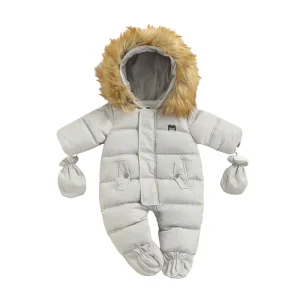 combinaison pilote bébé grise