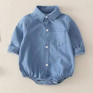 combinaison bébé en jean