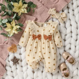 combinaison bébé fille manche longue