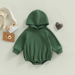 combinaison bébé sweatshirt à capuche
