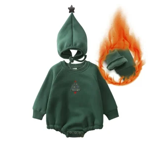 combinaison bébé sapin de Noel