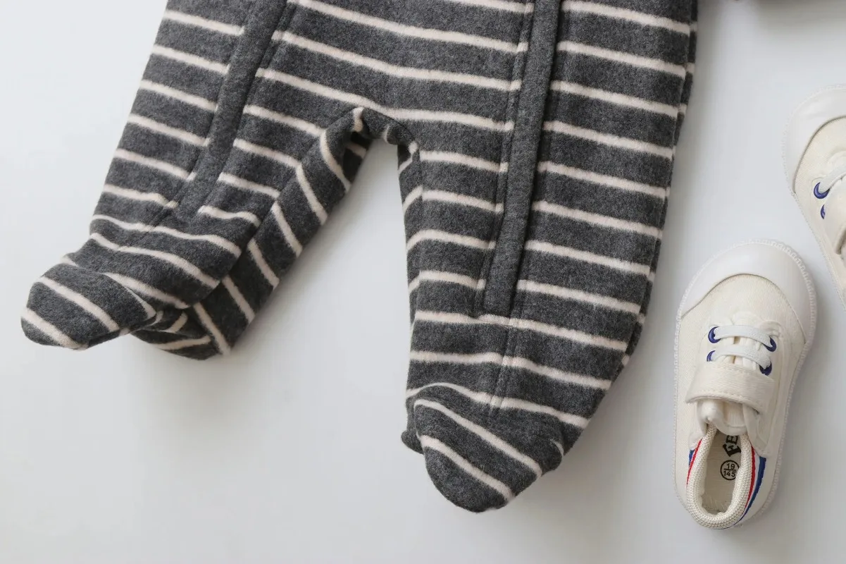 combinaison bébé en polaire honey