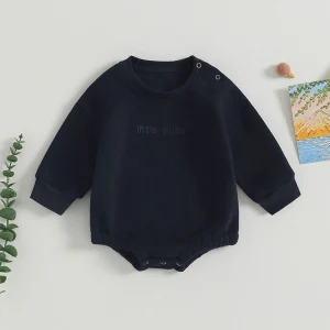 combinaison bébé noir Little Dude